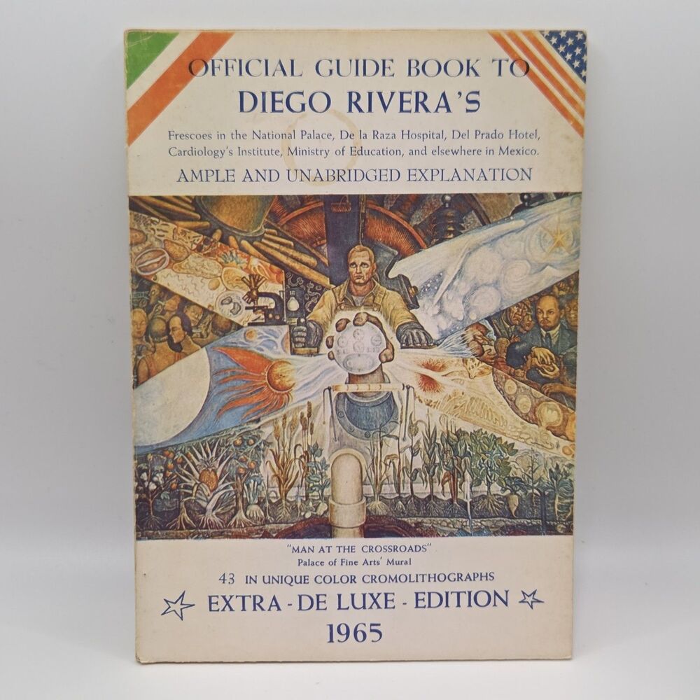Official Guide Book to Diego Rivera's Frescoes 1965 Extra De luxe Edition PB
